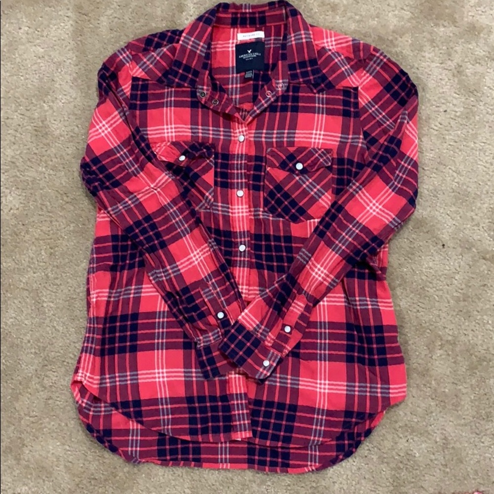 American Eagle Boyfriend fit Flannel